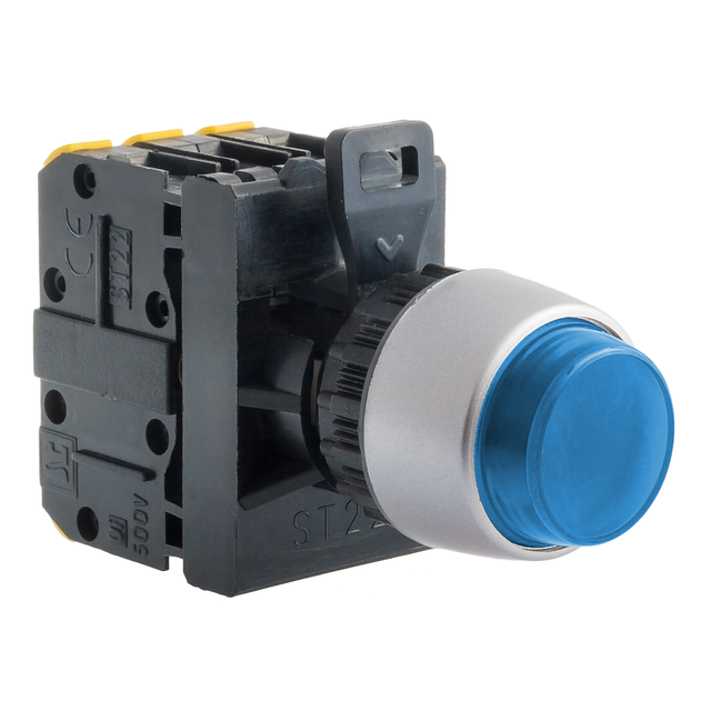 PRZYCISK WYST.PODŚW BSP NIEBIES.1ZW 1RZ PIERŚCIEŃ NIKLOWANY "BEZ OPISU"