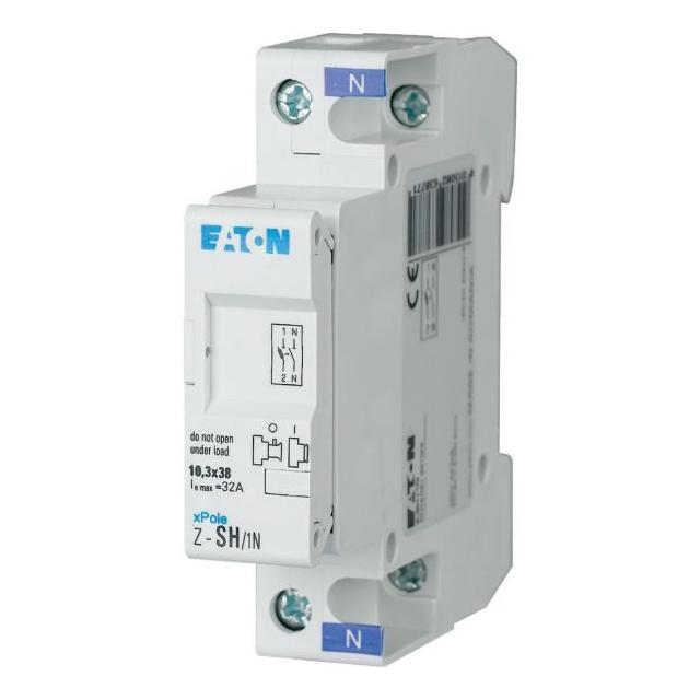 Z-SH/1N Rozłącznik bezpiecznikowy cylindryczny 10x38mm 1P+N 263877 EATON