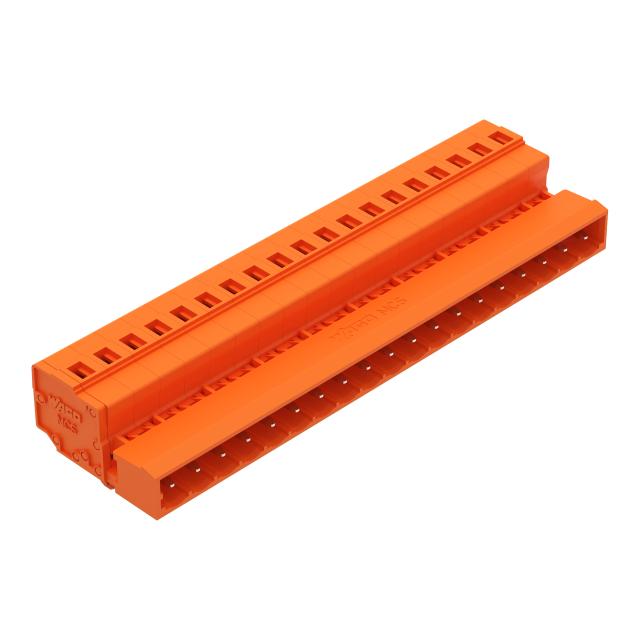 MCS-MIDI Classic wtyk 19-bieg. pomarańczowy raster 5,08 mm /10szt./ WAGO