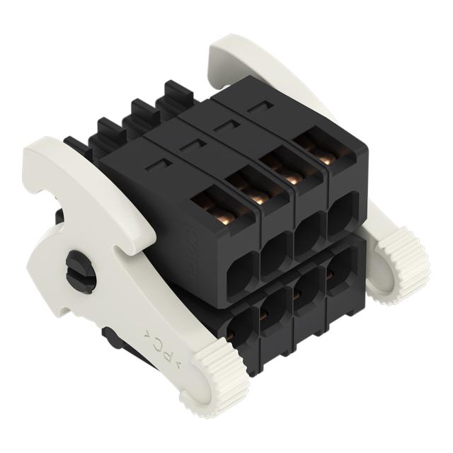 Gniazdo MCS‑MINI Classic 8‑biegunowe czarne raster 3,5mm 713‑1104/037‑000 /50szt./ WAGO