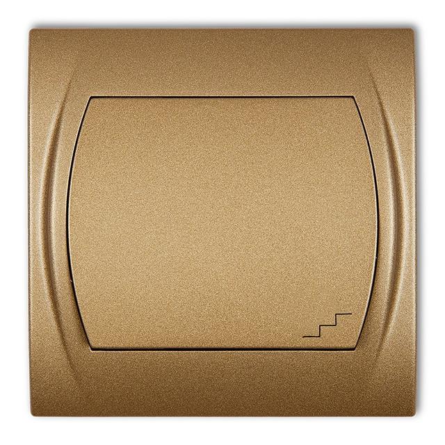 LOGO Łącznik schodowy podświetlany złoty metalik 8LWP-3L KARLIK