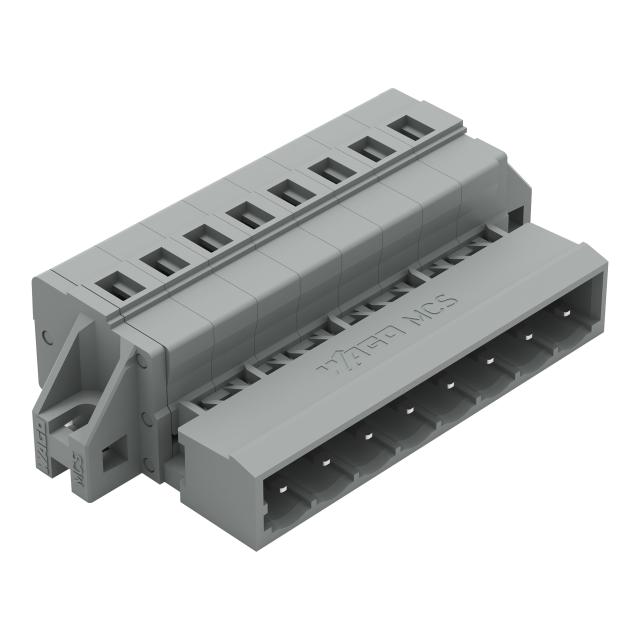Wtyk 1-przewodowy CAGE CLAMP szary /50szt./ 231-608/019-000 WAGO