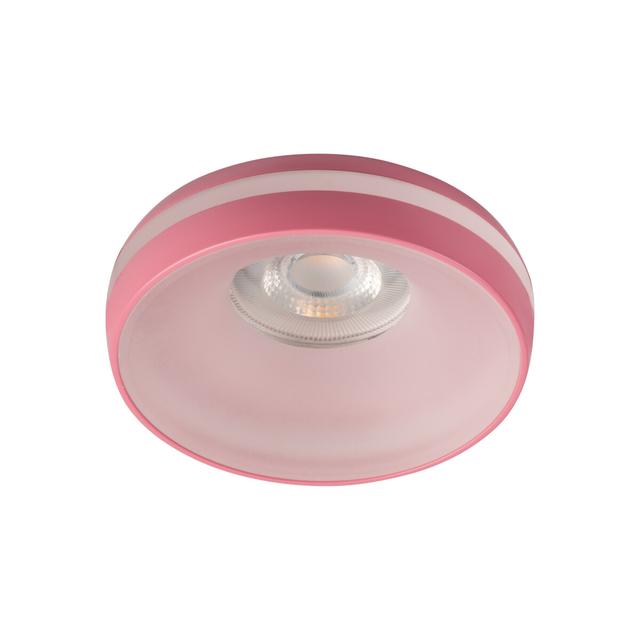 ELICEO DSO PK Oczko sufitowe ELICEO DSO PK okrągły stop aluminium kolor różowy 1XGx5,3/GU10 KANLUX