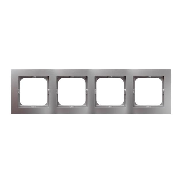 AS Ramka poczwórna - kolor srebro
