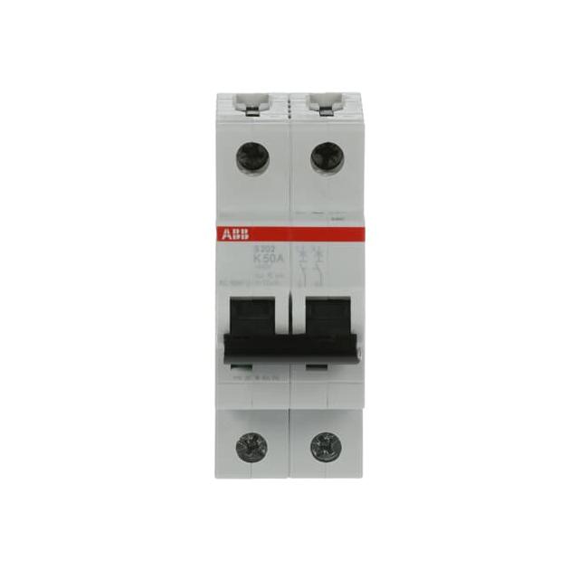 S202-K50 Wyłącznik nadprądowy 6kA 2P K50A 2CDS252001R0577 ABB