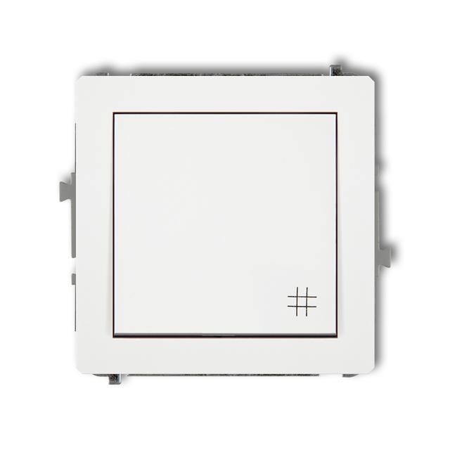 DECO Łącznik krzyżowy biały mat 25DWP-6 KARLIK