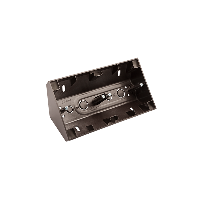 Simon 54 Premium Puszka natynkowa narożna 2-krotna do ramek PREMIUM antracyt