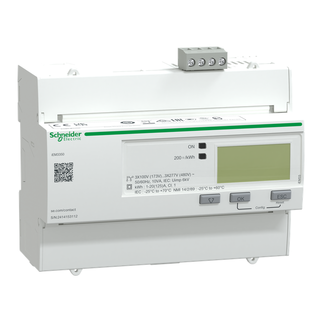 PowerLogic Licznik energii trójfazowy 125A kl 1 Modbus