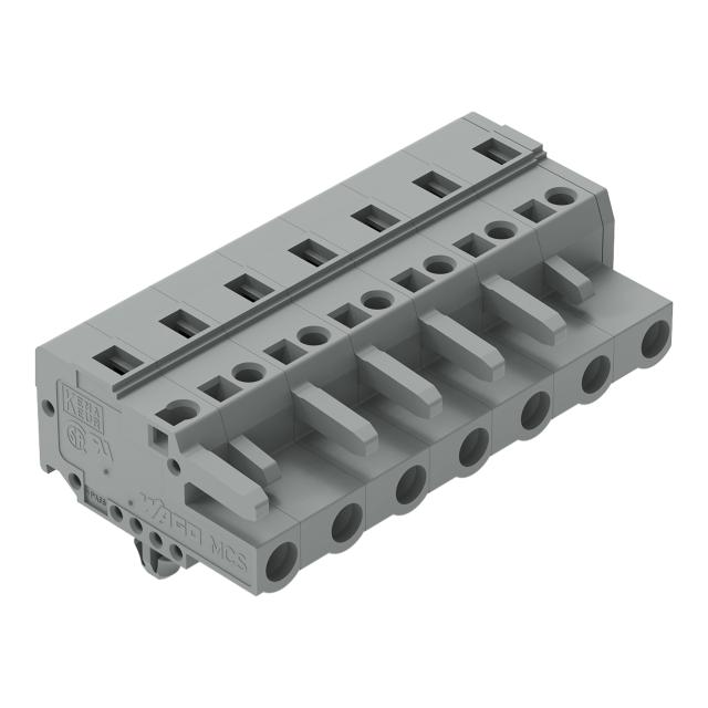 MCS-MIDI Classic gniazdo 7-bieg. szare raster 7,5 mm /50szt./ WAGO