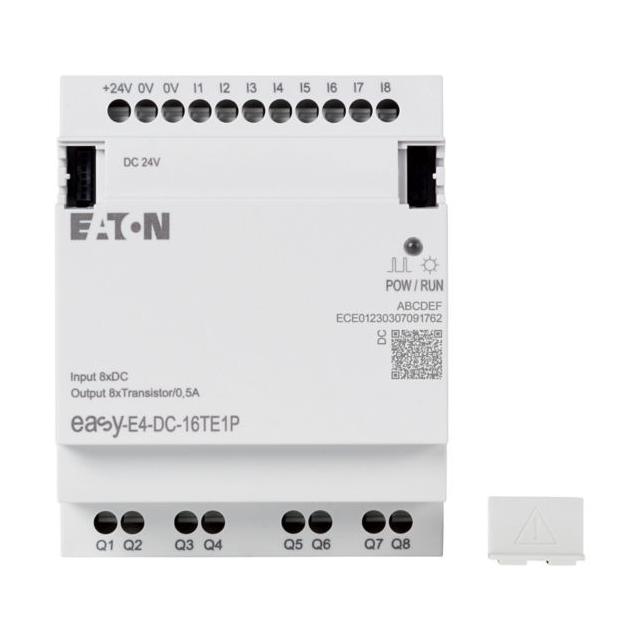 EASY-E4-DC-16TE1P easyE4 Push-in rozszerzenie 24VDC 8DI 8DO-T 197513 EATON