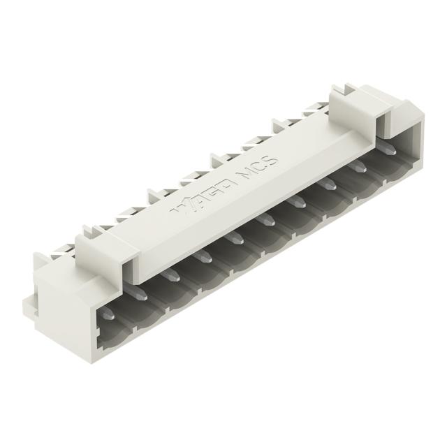 MCS-MIDI Classic wtyk 10-bieg. j-szary raster 5 mm /100szt./ WAGO