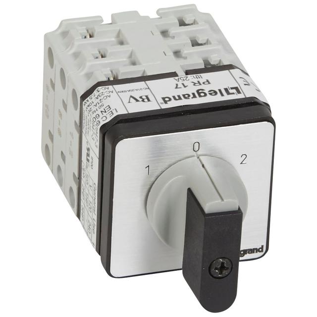 PRZEŁĄCZNIK KRZYWKOWY 0-1-2 PR17 20 A 3P, Legrand