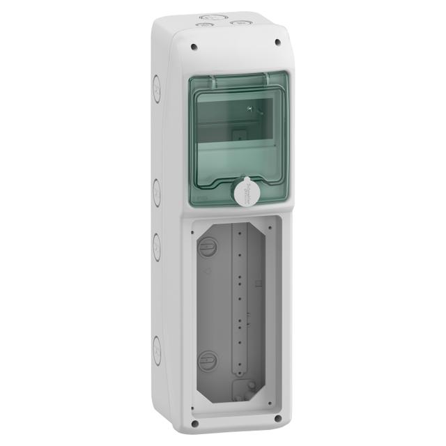 Rozdzielnica natynkowa 1x5 Mureva (dawna Kaedra) IP65 gMRV-1-5-NT-T/9 1 otwór 103x225mm 13185 Schneider