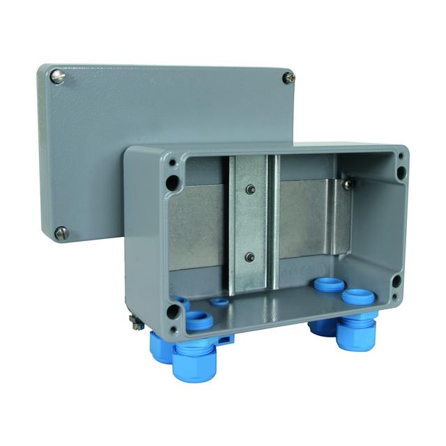 Obudowa aluminiowa, IP 65, 160x100x85 mm, z szyną 35 mm