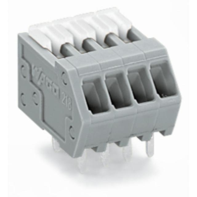 listwa zaciskowa do pł. drukowanych 5-bieg. szara raster 2,54 mm