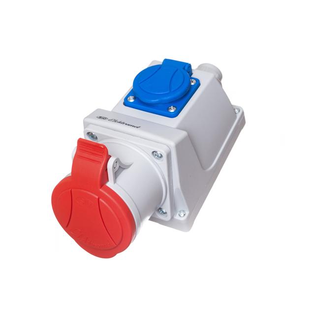 GSC 32/5 Gniazdo 32A/400V 3P+N+Z, 16A/250V 2P+Z