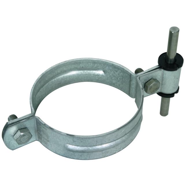 Objema do stojaka dachowego 89 mm, z tuleją PVC, St/tZn 425089 DEHN