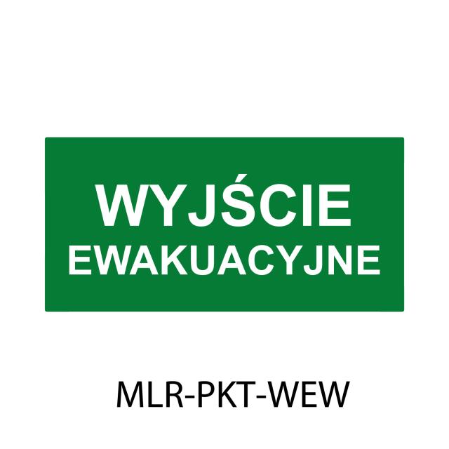 PIKTOGRAM DO OPRAWY MALER WYJŚCIE EWAKUACYJNE