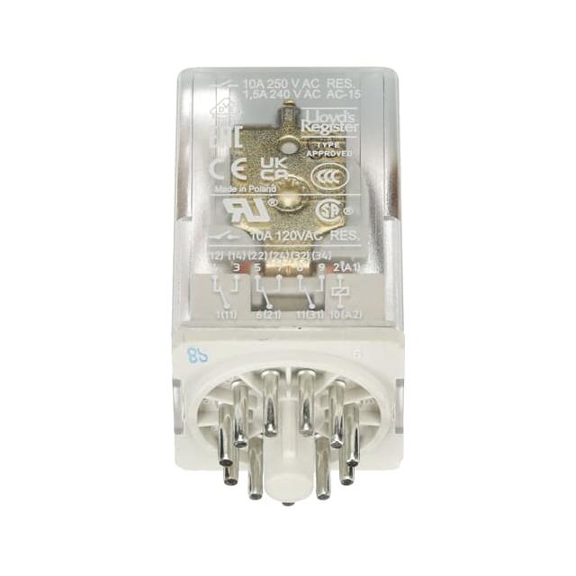 PRZEKAŹNIK CR-U120AC3L, A1-A2=120V AC, 3 STYKI C/O 250V/10A, LED