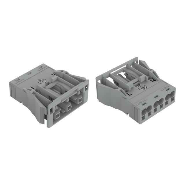 WINSTA MIDI gniazdo 3-biegunowe szare