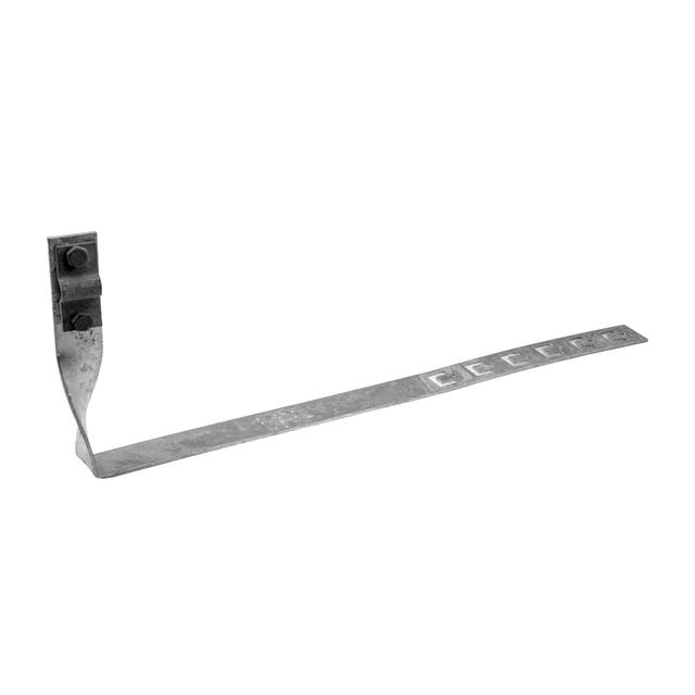 Uchwyt dachówkowy regulowany A = 42 cm (zacisk przez śrubę) oc.ogniowy