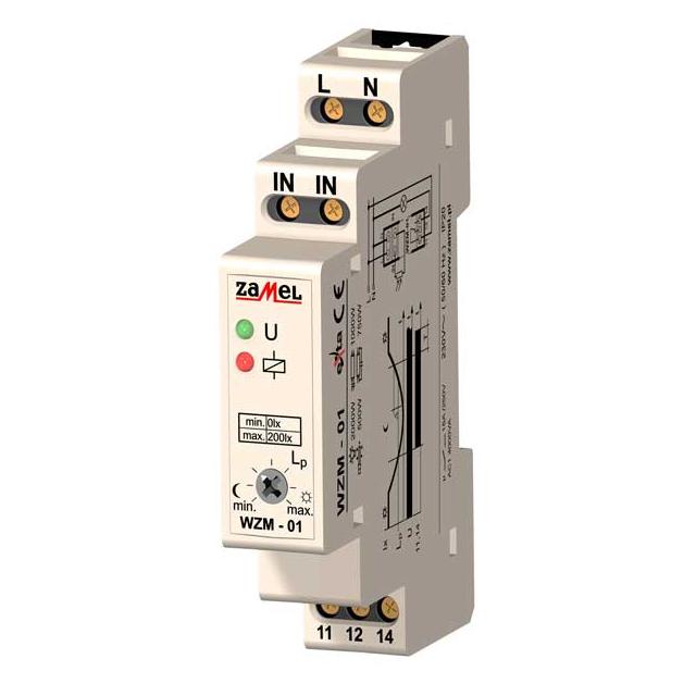 WYŁĄCZNIK ZMIERZCHOWY BEZ SONDY 230 AC TYP: WZM-01