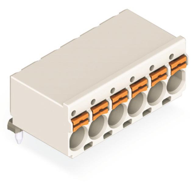 picoMAXeCOM gniazdo r. 5mm 6-bieg. z kątowymi pinami lut. bez płytki /100szt./ WAGO