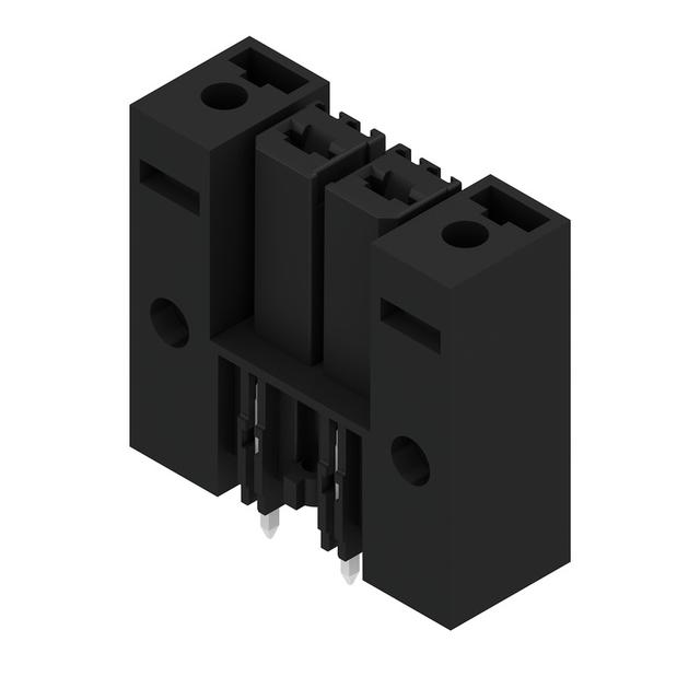 BVL 7.62HP/02/180FI 3.5SN BK BX Wtyki PCB (złącza płyty), 7.62 mm, Liczba biegunów: 2, kąt odejścia: 180° /100szt./ 1928730000 WEIDMÜLLER