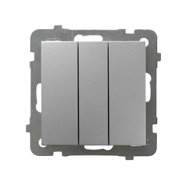 AS Łącznik potrójny zwierny - kolor srebro