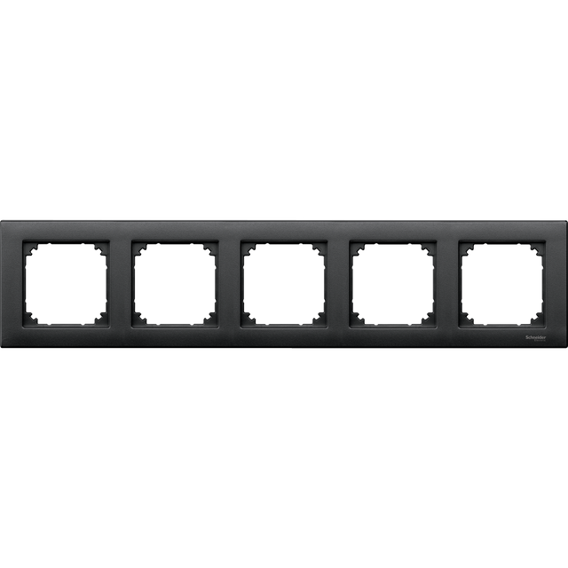 Merten, M-Plan, ramka pięciokrotna, antracytowy