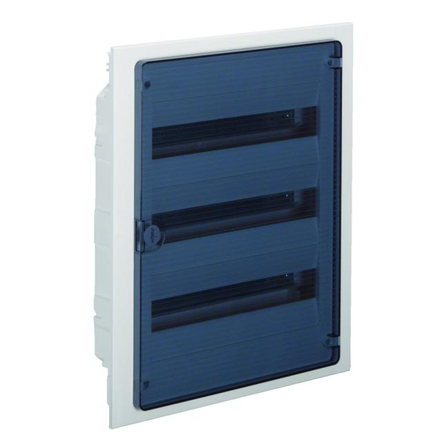Rozdzielnica modułowa 3x18 podtynkowa IP40 Golf (drzwi transparentne) VF318TD HAGER