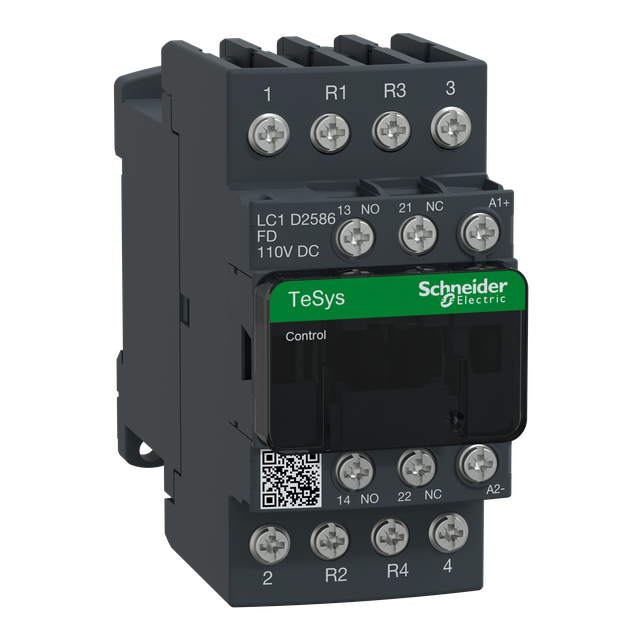 Stycznik mocy TeSys D [AC-3] 40A 4P 2Z 2R cewka 110VDC LC1D2586FD Schneider
