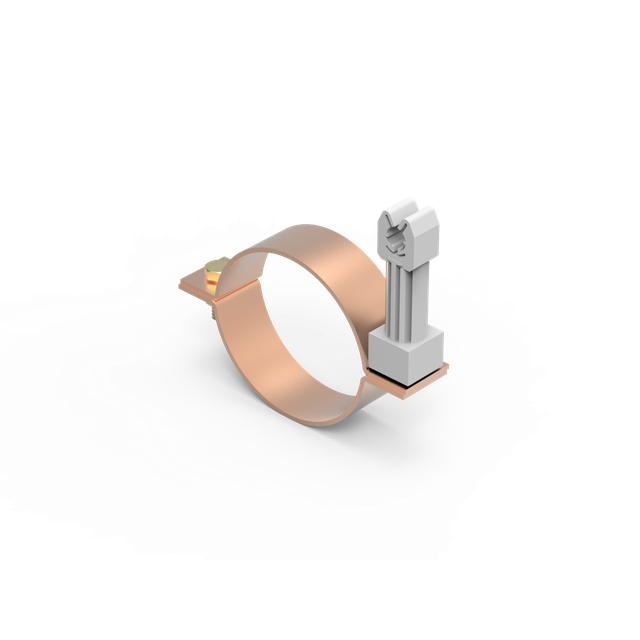 CU UCHWYT DO RURY SPUSTOWEJ FI 100/P 64.10/P CU