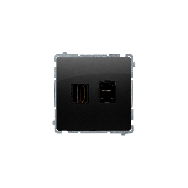 "Simon BASIC WMUH-01xxx1-Y011 Gniazdo HDMI + RJ45 kat.6. (moduł)