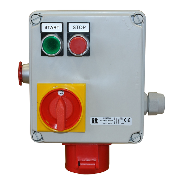 ZESTAW ROZRUCHOWY ŁK16R-L-O-P,2,2KW,WTYCZ.TABL.16A/3P+N+PE