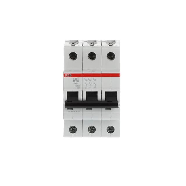 S203-B20 Wyłącznik nadprądowy 6kA 3P B20A 2CDS253001R0205 ABB