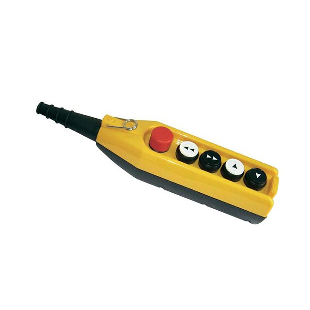 Kaseta sterownicza, 5 przycisków, w tym przycisk awaryjnego stopu 30 mm, dwie prędkości, jedna prędk