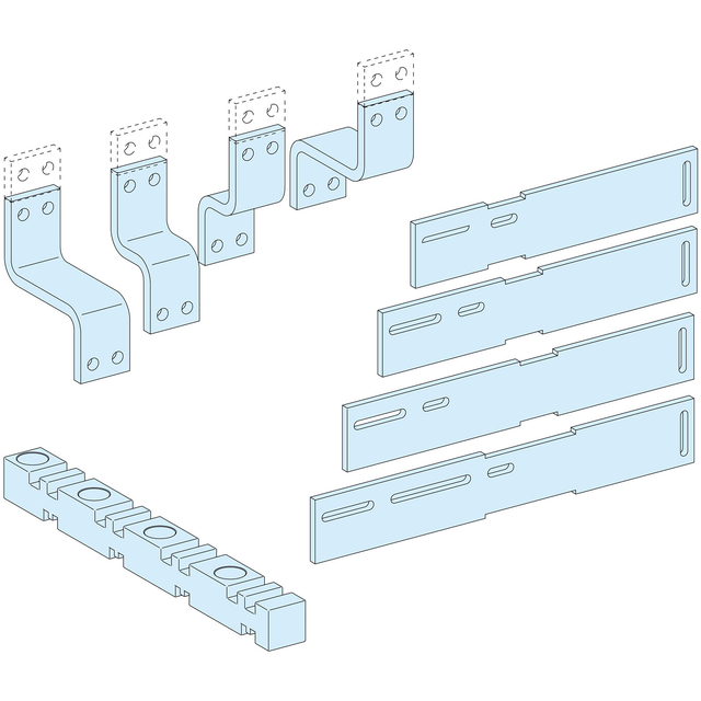 Rozdzielnice PrismaSet, podłączenie do wyłącznika wysuwnego NS1600-NT 1250A 4P