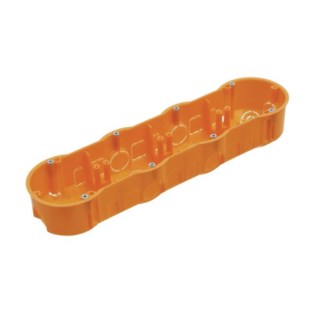 Puszka Pk 60 poczwórna Pomarańczowa Wkręt