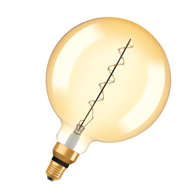 Lampa LED Vintage 1906 GOLD 200 dim 4,8W/822 szkło przezroczyste E27