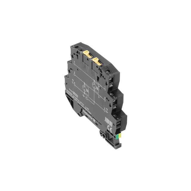 VSSC6TRGDT240VAC/DC10kA Odgromnik (sieci przesyłu danych/technologia MCR), Ochrona przeciwprzepięciowa, MSR, Cyfrowe, Liczba sygnałów: 1, AC/DC, 240 V, 339 V, 12 A, Zacisk /5szt. 1064920000 WEIDMÜLLER