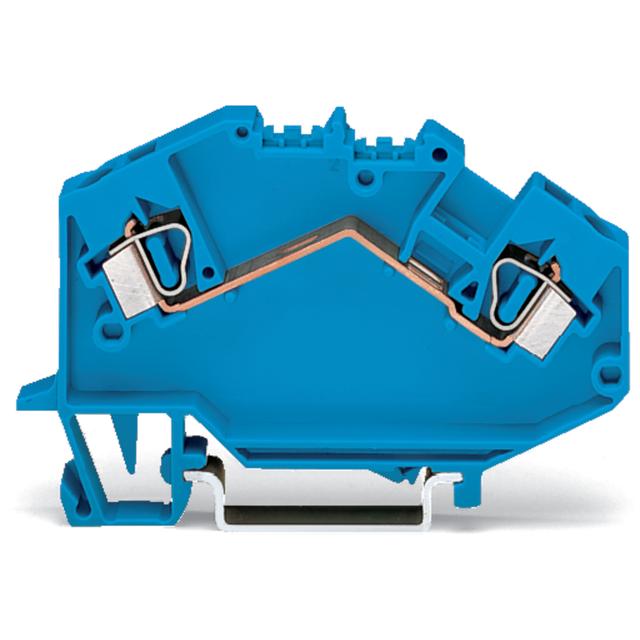 topJob złączka 2-przewodowa 4 mm2 niebieska