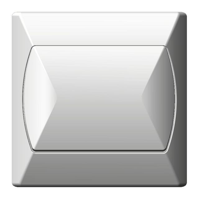 AKCENT Łącznik jednobiegunowy - kolor biały