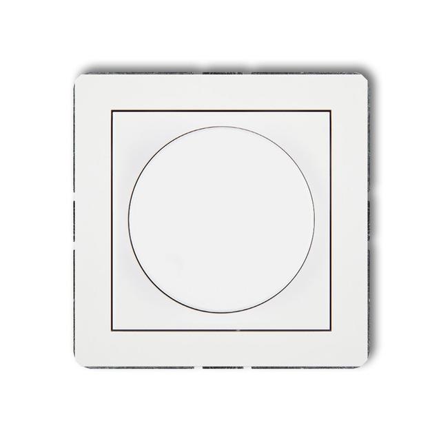 DECO Elektroniczny regulator oświetlenia przycisk-obrót biały DRO-1 KARLIK