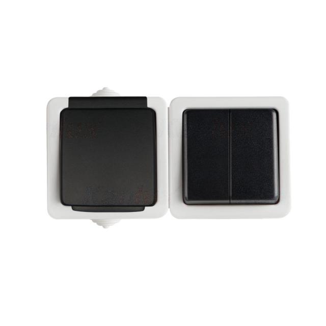 ŁĄCZNIK ŚWIECZNIKOWY+GNIAZDO 2P+Z TEKNO 05-3120