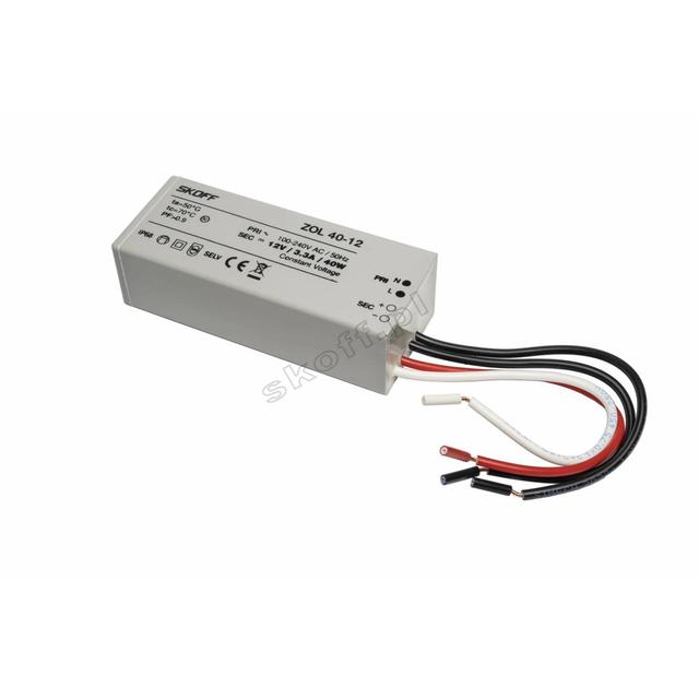 Zasilacz ZOL40-12 100 - 240 V AC / 12 V DC 40 W IP 68