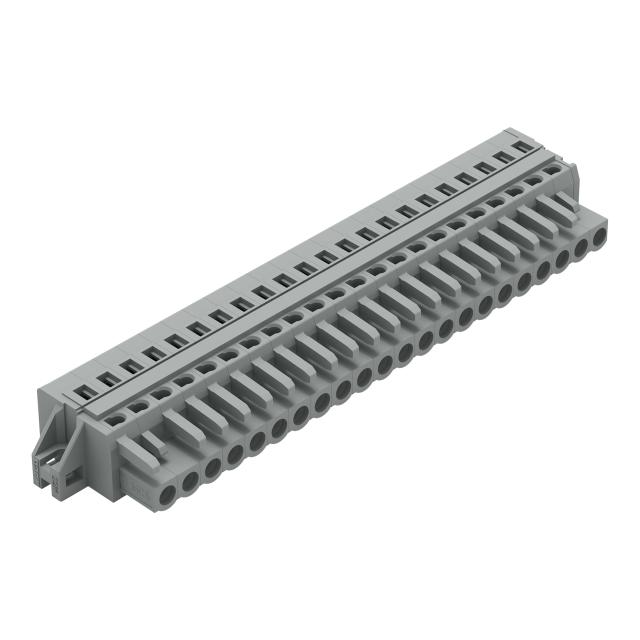 MCS-MIDI Classic gniazdo 22-bieg. szare raster 5 mm /10szt./ WAGO