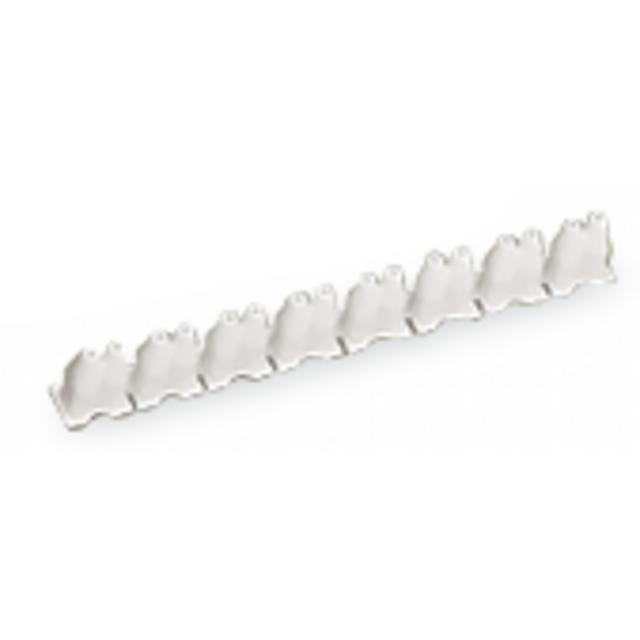 Blokada izolacji 0,08 - 0,2mm2 j (0,14mm2 l) 8 szt. / pasek biała /25szt./ 727-197 WAGO