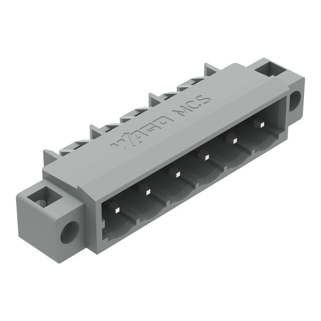 MCS-MIDI Classic wtyk 6-bieg. szary raster 5 mm /100szt./ WAGO