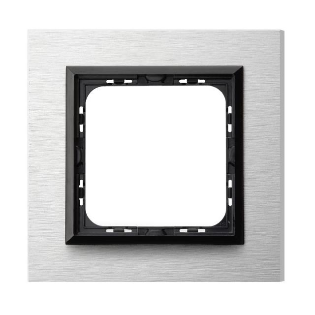 SONATA Ramka pojedyncza kolor szczotkowane aluminium R-1RAC/62/25 OSPEL
